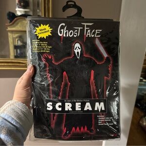 FUN WORLD EASTER UNLIMITED Scream Ghost Face ADULT Costume Vintage Rare